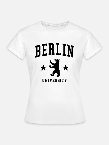 Berlin University - Frauen T-Shirt - Weiß
