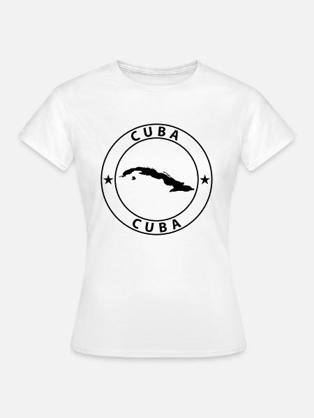 Kuba - Frauen T-Shirt - Weiß