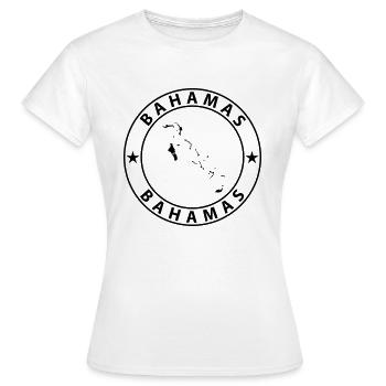 Bahamas - T-shirt Femme - blanc - Devant - AI Model Female 172 dark (172cm)