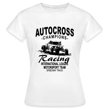 Autocross - Buggy - 4x4 - Offroad - Frauen T-Shirt - Weiß - Vorne - AI Model Female 172 dark (172cm)