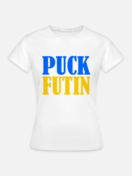 Puck futin - Frauen T-Shirt - Weiß