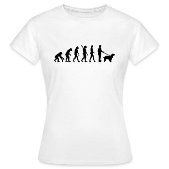 Cocker Spaniel - Women's T-Shirt - white - Front - AI Model Female 172 dark (172cm)