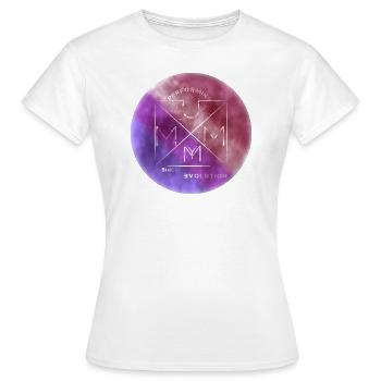 Performing Mum Evolution - Women's T-Shirt - white - Front - AI Model Female 172 dark (172cm)