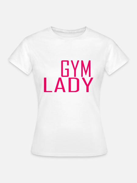 Signora palestra - Maglietta da donna - bianco