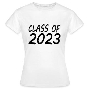 Class of 2023 - Women's T-Shirt - white - Front - AI Model Female 172 dark (172cm)