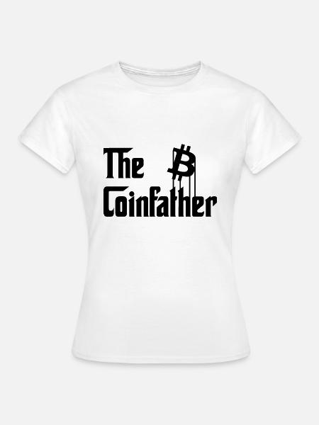 The Coinfather Bitcoin - Frauen T-Shirt - Weiß