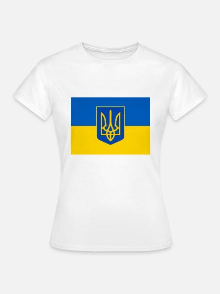 Ukraine - Frauen T-Shirt - Weiß