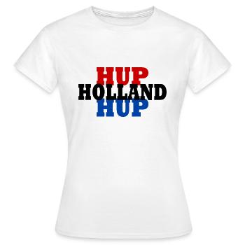 Hup holland hup - Frauen T-Shirt - Weiß - Vorne - AI Model Female 172 dark (172cm)