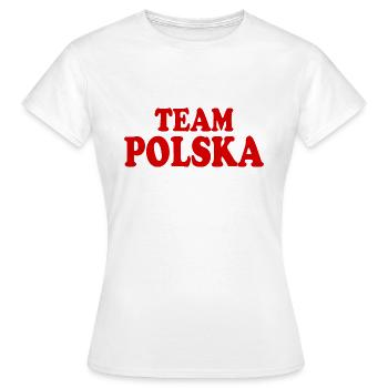 Pologne - T-shirt Femme - blanc - Devant - AI Model Female 172 dark (172cm)