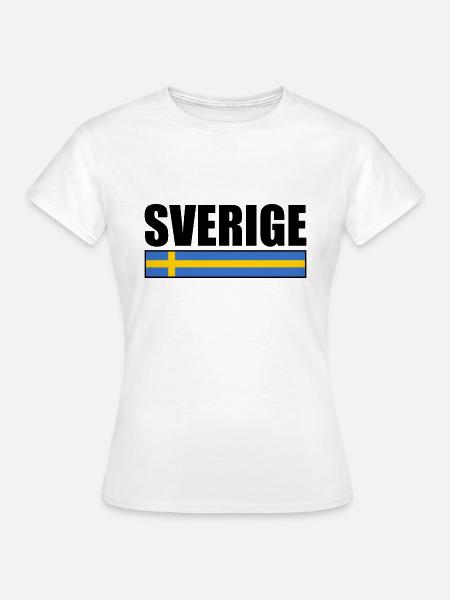 sverige - Frauen T-Shirt - Weiß