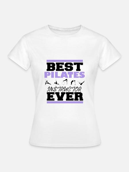 Pilates - Frauen T-Shirt - Weiß