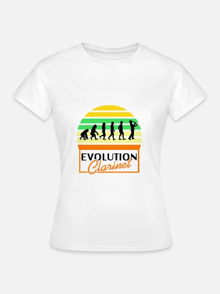Klarinette - Frauen T-Shirt - Weiß