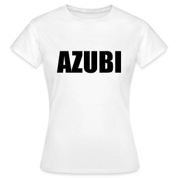 Azubi - Frauen T-Shirt - Weiß - Vorne - AI Model Female 172 dark (172cm)