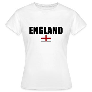 angleterre - T-shirt Femme - blanc - Devant - AI Model Female 172 dark (172cm)