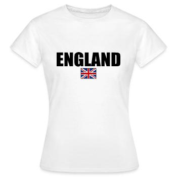 angleterre - T-shirt Femme - blanc - Devant - AI Model Female 172 dark (172cm)