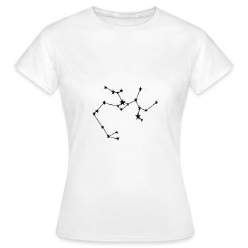 Zodiac Sagittarius - Women's T-Shirt - white - Front - AI Model Female 172 dark (172cm)