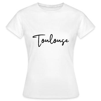 Toulouse France - Frauen T-Shirt - Weiß - Vorne - AI Model Female 172 dark (172cm)