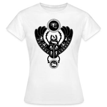 Égypte - T-shirt Femme - blanc - Devant - AI Model Female 172 dark (172cm)