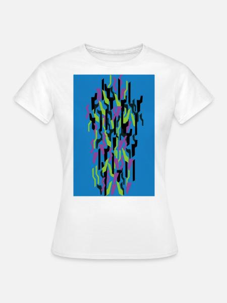 Camouflage Kunst - Frauen T-Shirt - Weiß