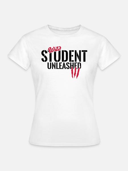 Wilder Student entfesselt - Frauen T-Shirt -