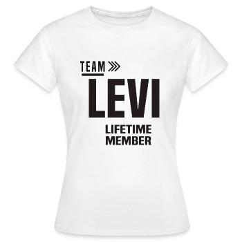 Lévi - T-shirt Femme - blanc - Devant - AI Model Female 172 dark (172cm)