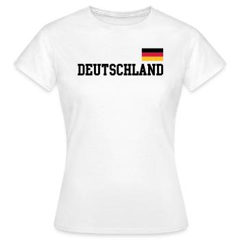 Germany flag - Germany Germany flag flag - Women's T-Shirt - white - Front - AI Model Female 172 dark (172cm)