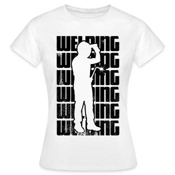 Weld - Women's T-Shirt - white - Front - AI Model Female 172 dark (172cm)