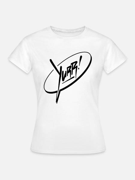 Yurr Sprechblase Tag Style - Frauen T-Shirt - Weiß
