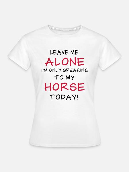 Horse - Women's T-Shirt - white