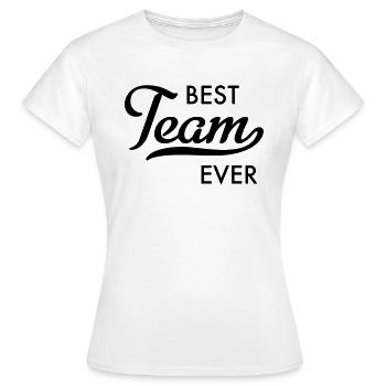 Bestes Team - Frauen T-Shirt - Weiß - Vorne - AI Model Female 172 dark (172cm)
