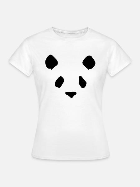 PANDABÄR PANDA - Frauen T-Shirt - Weiß