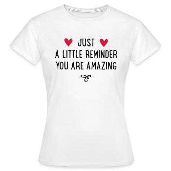 incroyable - T-shirt Femme - blanc - Devant - AI Model Female 172 dark (172cm)