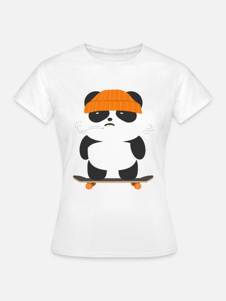 Skateboard - Frauen T-Shirt - Weiß