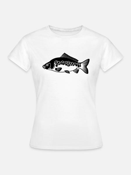 Karpfen (Carp) - Frauen T-Shirt - Weiß