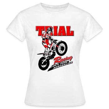 Motorcycle Trial - Motorcycle Trial - Women's T-Shirt - white - Front - AI Model Female 172 dark (172cm)