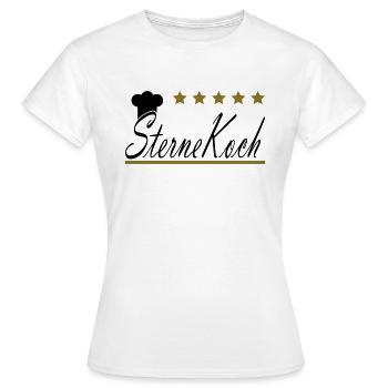 Sternekoch - Frauen T-Shirt - Weiß - Vorne - AI Model Female 172 dark (172cm)