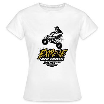 Quad Racing - ATV Racer - T-shirt Femme - blanc - Devant - AI Model Female 172 dark (172cm)