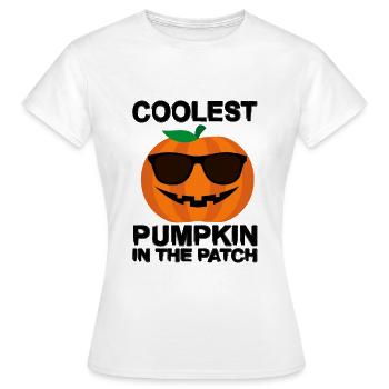 Coolest Pumpkin in the Patch - Women's T-Shirt - white - Front - AI Model Female 172 dark (172cm)