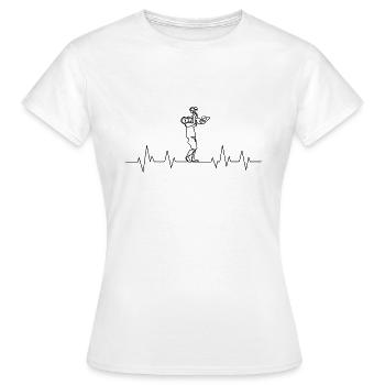 Vater und Tochter - Frauen T-Shirt - Weiß - Vorne - AI Model Female 172 dark (172cm)