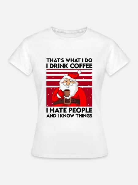 Weihnachtsmann - Frauen T-Shirt - Weiß