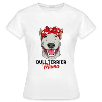 Bullterrier - Frauen T-Shirt - Weiß - Vorne - AI Model Female 172 dark (172cm)