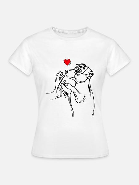 Jack Russell Terrier - Frauen T-Shirt - Weiß
