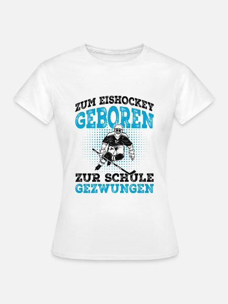 Eishockey - Frauen T-Shirt - Weiß