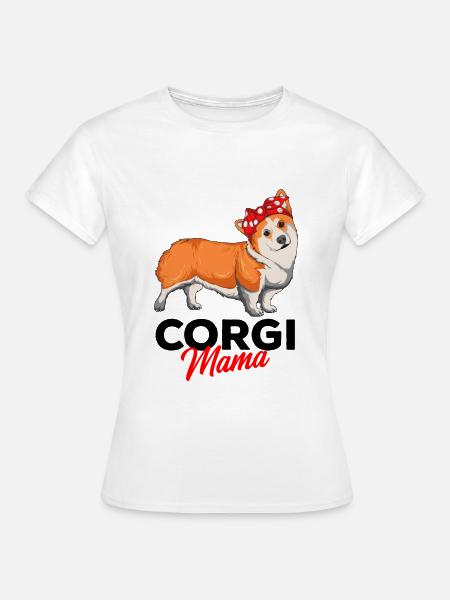 Corgi - Frauen T-Shirt - Weiß
