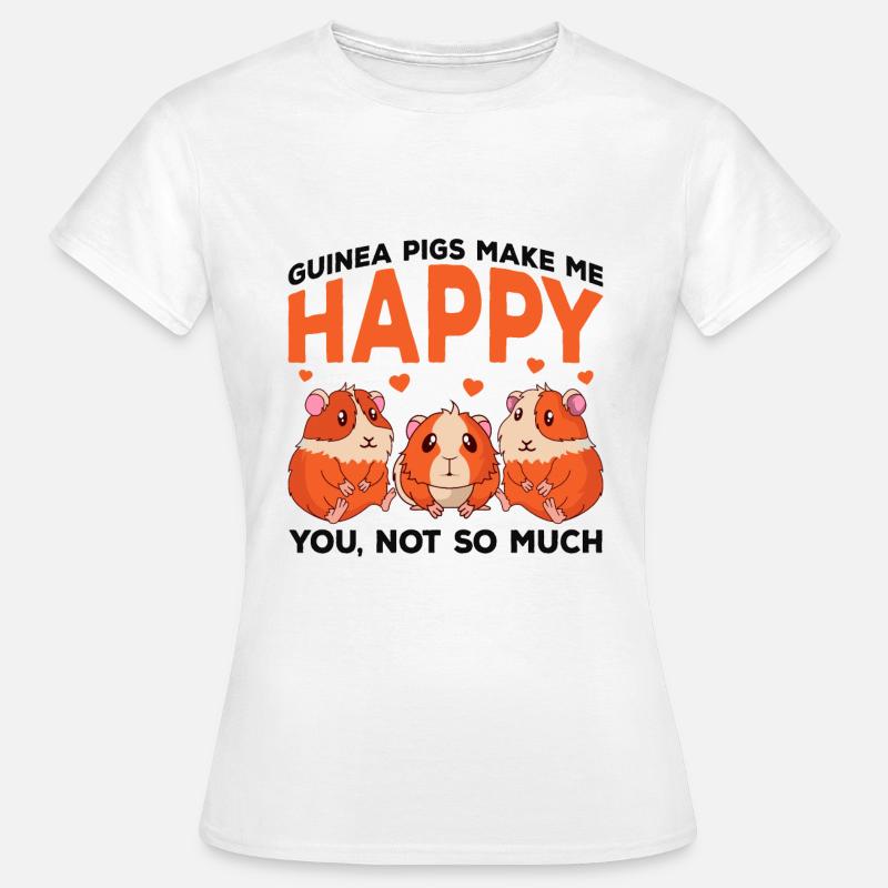 Cochon d'Inde - T-shirt Femme - blanc