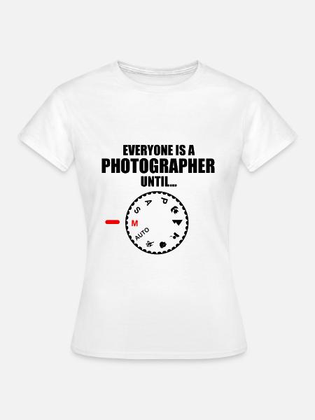 Fotograf - Frauen T-Shirt - Weiß
