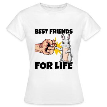 lièvre - T-shirt Femme - blanc - Devant - AI Model Female 172 dark (172cm)