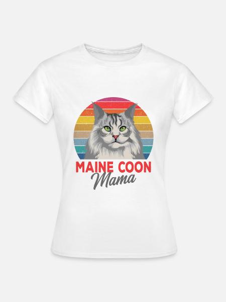 Maine Coon - Frauen T-Shirt - Weiß