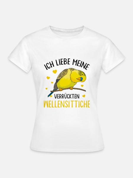 Wellensittich - Frauen T-Shirt - Weiß