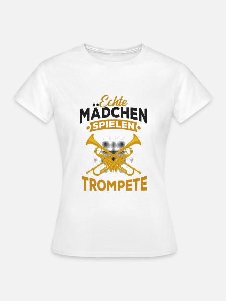 Trompete - Frauen T-Shirt - Weiß